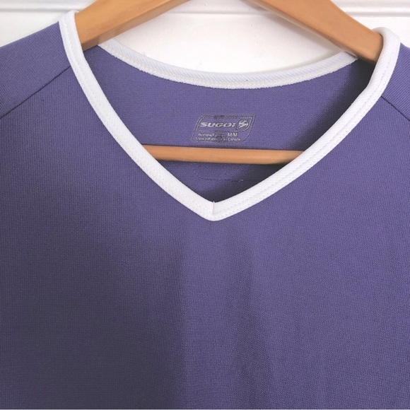 SUGOI purple sleeveless athletic top Tank. MADE in CANADA Outdoor. Size Medium - Picture 7 of 7